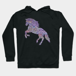 Graffiti Wall Horse Hoodie